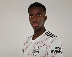 1st Team Photocall 2020-21 Prints: Arsenal's Eddie Nketiah Prepares for 2020-21 Season at Training