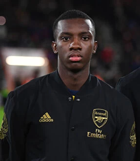 Images Dated 28th January 2020: Arsenal's Eddie Nketiah Prepares for FA Cup Clash Against AFC Bournemouth