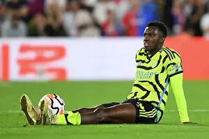 Arsenal's Eddie Nketiah Reacts During Crystal Palace Clash in 2023-24 Premier League