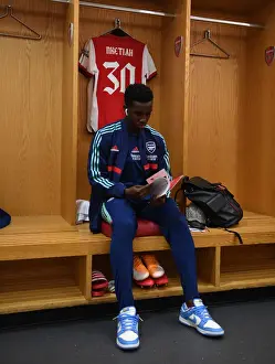 Arsenal's Eddie Nketiah Readies for Carabao Cup Battle Against AFC Wimbledon