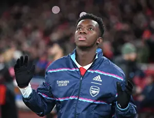 Arsenal V West Ham United 2022-23 Prints: Arsenal's Eddie Nketiah Readies for West Ham Clash in 2022-23 Premier League