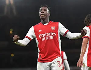Arsenal's Eddie Nketiah Scores Brace in Carabao Cup Victory over Leeds United