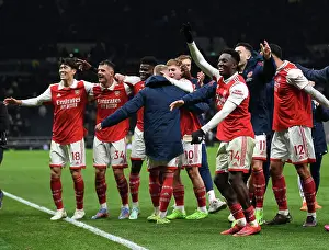 Arsenal's Eddie Nketiah Scores and Celebrates: Tottenham vs Arsenal, Premier League 2022-23