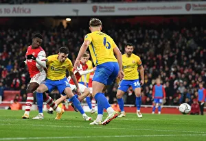 Arsenal's Eddie Nketiah Scores Hat-trick, Secures Carabao Cup Quarterfinals Victory Over Sunderland