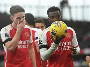 Arsenal's Eddie Nketiah Scores Hat-Trick: Arsenal Crush Sheffield United 3-0 in the 2023-24 Premier League