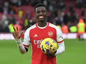 Arsenal's Eddie Nketiah Scores Hat-Trick: Arsenal FC vs Sheffield United, Premier League 2023-24