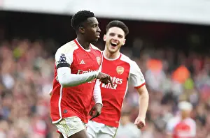 Arsenal's Eddie Nketiah Scores Hat-trick in Epic Premier League Victory over Sheffield United (2023-24)