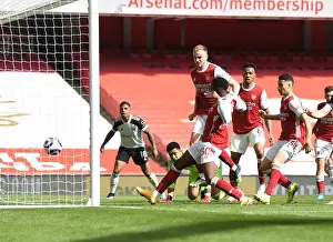 Arsenal's Eddie Nketiah Scores the Lone Goal in Empty Emirates Stadium Against Fulham (April 2021)