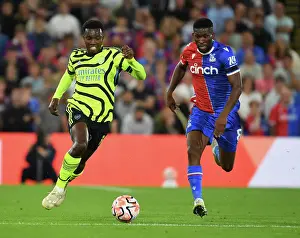 Crystal Palace V Arsenal 2023-24 Prints: Arsenal's Eddie Nketiah Scores Past Crystal Palace's Jefferson Lerma - Premier League 2023-24