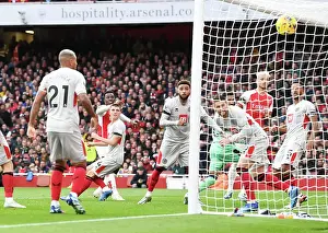 Arsenal's Eddie Nketiah Scores His Second Goal: Arsenal 2-0 Sheffield United (2023-24 Premier League)