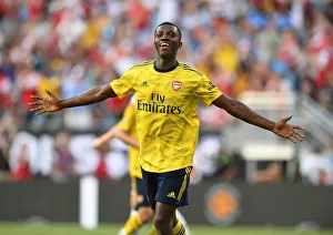 Arsenal's Eddie Nketiah Scores Second Goal vs. ACF Fiorentina in 2019 International Champions Cup, Charlotte
