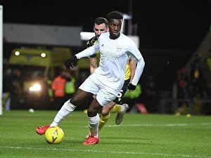 Oxford United v Arsenal - FA Cup 2023 Collection: Arsenal's Eddie Nketiah Shines: Arsenal Advance in FA Cup with Victory Over Oxford United