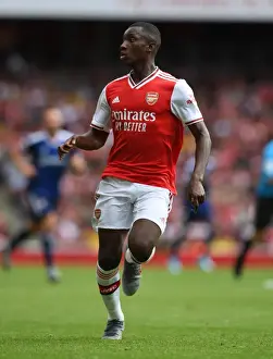 Arsenal's Eddie Nketiah Shines in Emirates Cup Clash against Olympique Lyonnais