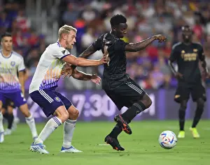 Orlando City SC V Arsenal 2022-23 Prints: Arsenal's Eddie Nketiah Shines in Pre-Season Clash Against Orlando City SC