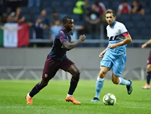 Arsenal's Eddie Nketiah Shines in Pre-Season Friendly against SS Lazio, Stockholm 2018