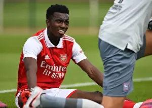 Arsenal's Eddie Nketiah Stars in Pre-Season: Arsenal vs Ipswich Town (July 2022)