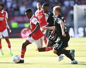 FC Nurnberg V Arsenal 2022-23 Prints: Arsenal's Eddie Nketiah Stars in Pre-Season Win Against 1. FC Nurnberg