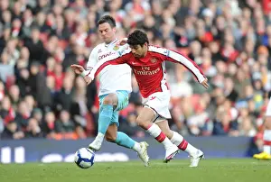 Arsenal V Burnley 2009-10 Prints: Arsenal's Eduardo Scores Against Burnley's Daniel Fox: Arsenal 3-1 Burnley