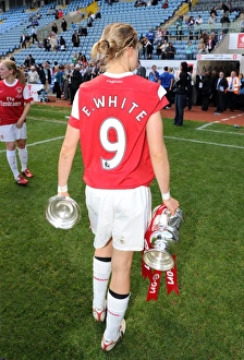 Arsenal's Ellen White Triumphs with the FA Cup: Arsenal Ladies 2-0 Victory over Bristol Academy (Women's FA Cup Final, 2011)
