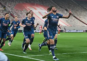 Arsenal's Elneny Scores in Empty Karaiskakis Stadium: Olympiacos vs Arsenal, UEFA Europa League Round of 16, First Leg (March 11, 2021)