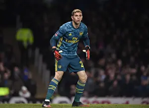 Portsmouth V Arsenal FA Cup 5th Rd 2020 Prints: Arsenal's Emi Martinez in Action: Portsmouth FA Cup Showdown