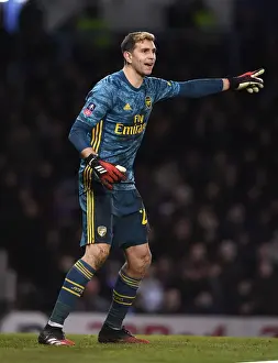 Portsmouth V Arsenal FA Cup 5th Rd 2020 Prints: Arsenal's Emi Martinez in FA Cup Fifth Round Action vs Portsmouth