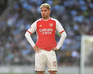 Arsenal's Emile Smith Rowe at 2023-24 Community Shield vs Manchester City