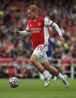 Arsenal's Emile Smith Rowe in Action against Chelsea - Premier League 2021-22