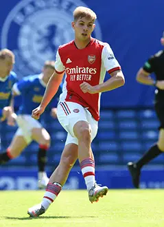 Arsenal's Emile Smith Rowe in Action against Glasgow Rangers in Pre-Season Friendly