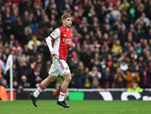 Arsenal's Emile Smith Rowe in Action against Manchester City - Premier League 2021-22