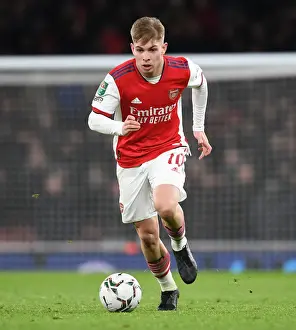 Arsenal's Emile Smith Rowe in Carabao Cup Semi-Final Clash against Liverpool