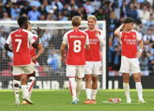Arsenal's Emile Smith Rowe Celebrates Penalty Victory in FA Community Shield Thriller: Arsenal 1-1 Manchester City