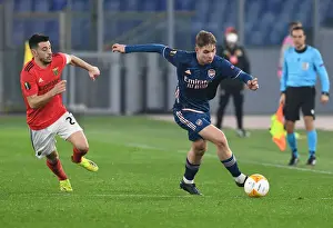 Arsenal's Emile Smith Rowe Clashes with Benfica's Silva in Europa League Showdown