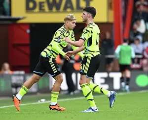 Arsenal's Emile Smith Rowe Replaces Declan Rice in AFC Bournemouth Clash (2023-24)