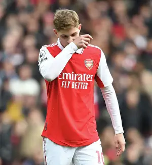 Arsenal V Crystal Palace 2022-23 Prints: Arsenal's Emile Smith Rowe Shines in Premier League Clash Against Crystal Palace