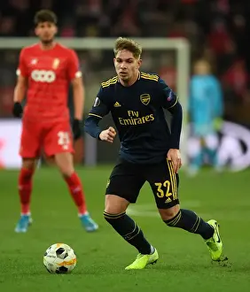 Standard Liege V Arsenal 2019-20 Prints: Arsenal's Emile Smith Rowe Shines in Standard Liege Clash: UEFA Europa League Group F