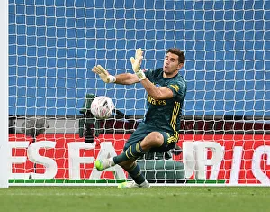 Arsenal's Emiliano Martinez in FA Cup Semi-Final Action Against Manchester City