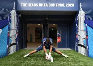 Arsenal's Emiliano Martinez Prepares for FA Cup Final Against Chelsea Amid Empty Wembley Stadium (Arsenal v Chelsea, FA Cup 2020)