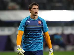 Arsenal's Emiliano Martinez Prepares for RSC Anderlecht Clash in 2014-15 Champions League
