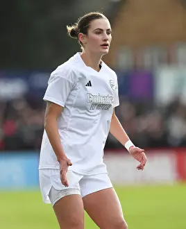 Arsenal Women V Watford Women 2023-24 Prints: Arsenal's Emily Fox in Action: Battling Watford in the FA Cup