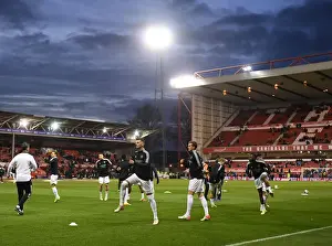 Arsenal's Emirates FA Cup Battle at Nottingham Forest: Pre-Match Warm-Up