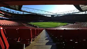 Arsenal V Anderlecht 2014/15 Prints: Arsenal's Emirates Fortress: Preparing for Anderlecht in the UEFA Champions League (2014)
