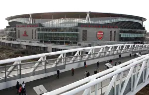 Arsenal V Newcastle United FC Cup 2007-8 Prints: Arsenal's Emirates Stadium: 3-0 Victory Over Newcastle United in FA Cup 4th Round (January 26)