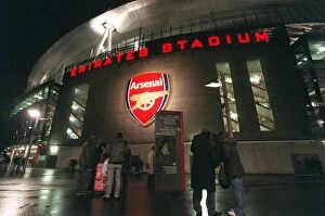 Emirates Stadium Collection: Arsenal's Emirates Stadium: 3-1 Victory Over Hamburg in UEFA Champions League Group G