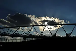 Arsenal V Fenerbahce 2013-14 Prints: Arsenal's Emirates Stadium Awaits Fenerbahce in UEFA Champions League Play-offs