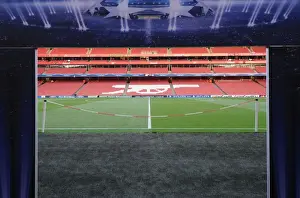 Arsenal V Olympiacos 2012-13 Prints: Arsenal's Emirates Stadium: Battle Ground for Champions League Clash against Olympiacos (2012-13)
