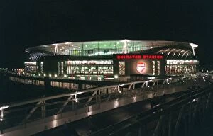 Images Dated 24th November 2006: Arsenal's Emirates Stadium: Battlefield before the 3:1 Victory over Hamburg in UEFA Champions
