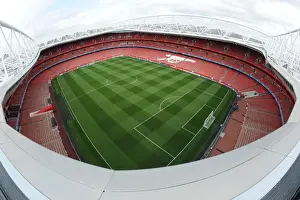 Arsenal V Udinese 2011-12 Prints: Arsenal's Emirates Stadium Gears Up for Udinese in 2011-12 UEFA Champions League Play-Off