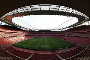 Arsenal V Sporting Clube De Portugal 2018-19 Prints: Arsenal's Emirates Stadium: Pre-Match Atmosphere vs Sporting CP