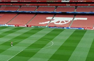 Images Dated 27th August 2014: Arsenal's Emirates Stadium: Prepared for Champions League Battle Against Besiktas (2014)